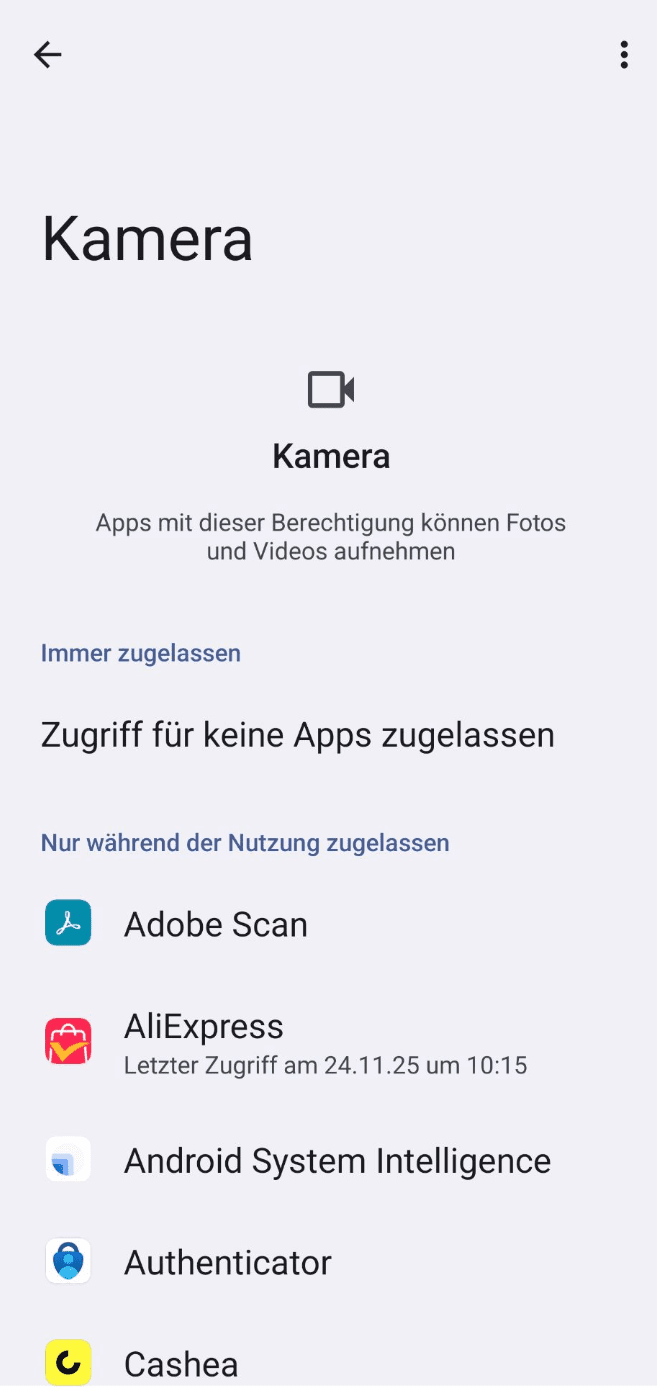 Select Camera De