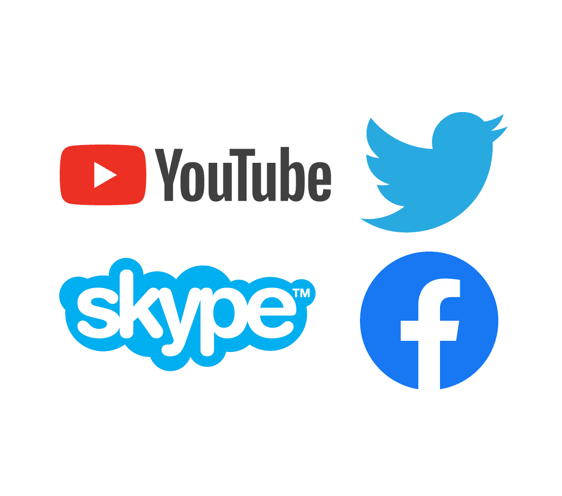 Розблокуйте YouTube, Twitter, Skype, Facebook та інші сервіси з ExpressVPN.