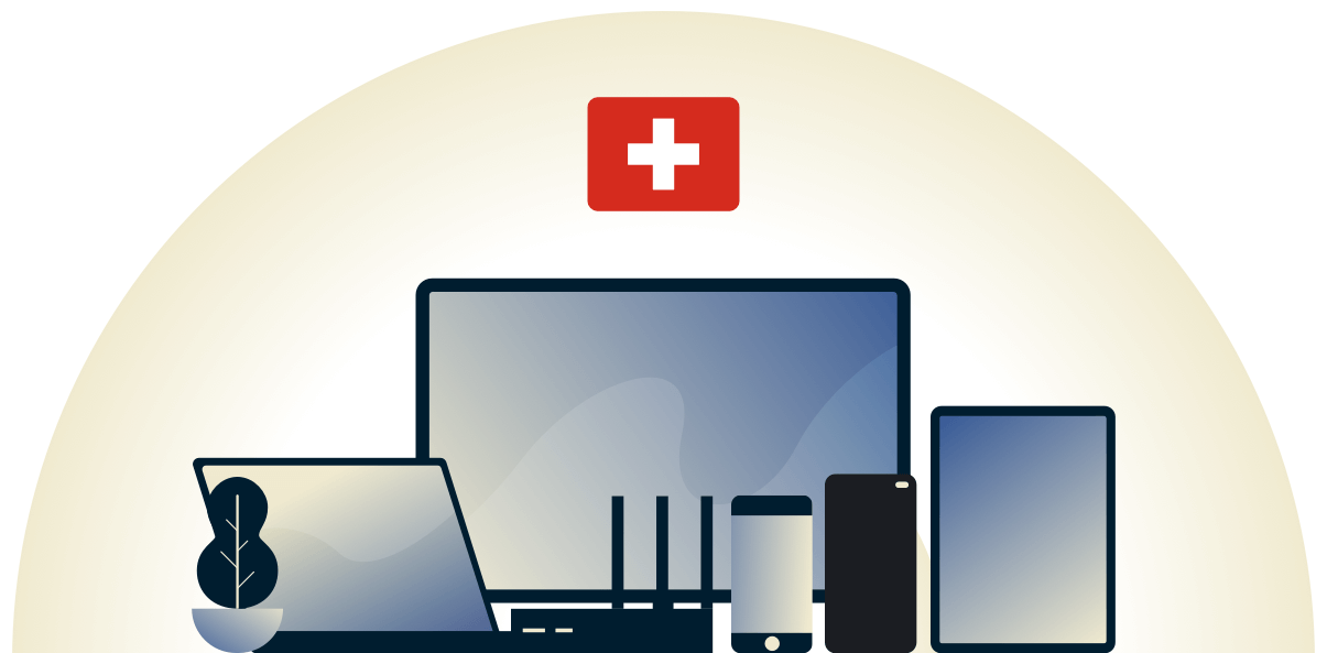 VPN suisse prot&eacute;geant une vari&eacute;t&eacute; d'appareils.